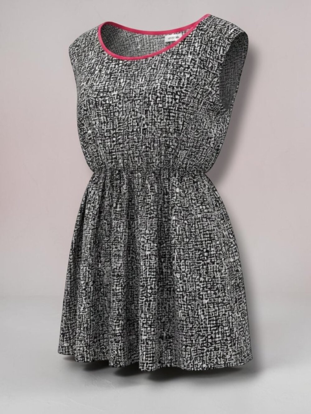 Motherhood Maternity Black and White Pattern Blouse